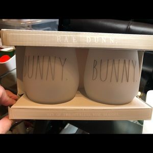 Rae Dunn frosted tumblers set of 2